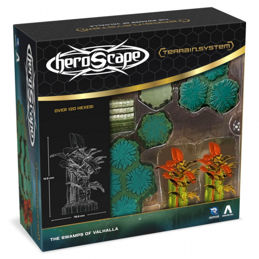 Heroscape: The Swamps of Valhalla Terrain (Exp.) i gruppen SELSKABSSPIL / Udvidelser hos Spelexperten (RGD02758)