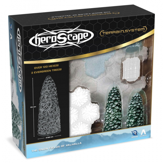 Heroscape: The Snow Fields of Valhalla Terrain (Exp.) i gruppen SELSKABSSPIL / Udvidelser hos Spelexperten (RGD02759)