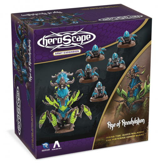 Heroscape: Rising Tide: Queen Maladrix & Festering Honor Guard Army Expansion i gruppen SELSKABSSPIL / Udvidelser hos Spelexperten (RGD02767)