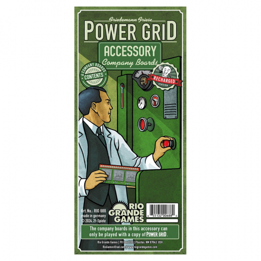 Power Grid: Company Boards (Exp.) i gruppen SELSKABSSPIL / Spilserier / Power Grid hos Spelexperten (RIO688)