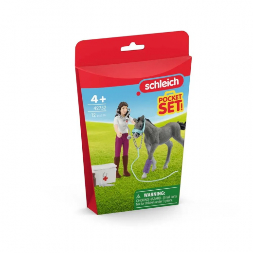 Schleich Mrs. Kramer med føl i gruppen LEGETØJ / Figurer og legesæt / Schleich hos Spelexperten (S-42752)