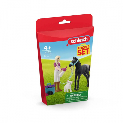 Schleich Pasningen af ​​føl i gruppen LEGETØJ / Figurer og legesæt / Schleich hos Spelexperten (S-42755)