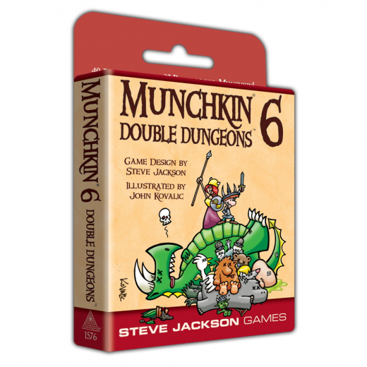 Munchkin 6: Double Dungeons (Exp.) i gruppen SELSKABSSPIL / Spilserier / Munchkin hos Spelexperten (SJG1576)