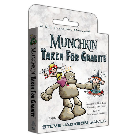 Munchkin: Taken for Granite (Exp.) i gruppen SELSKABSSPIL / Spilserier / Munchkin hos Spelexperten (SJG1591)