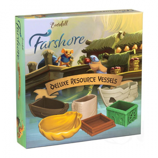 Everdell Farshore: Deluxe Resource Vessels (Exp.) i gruppen SELSKABSSPIL / Tilbehør / Andet hos Spelexperten (STG3105EN)