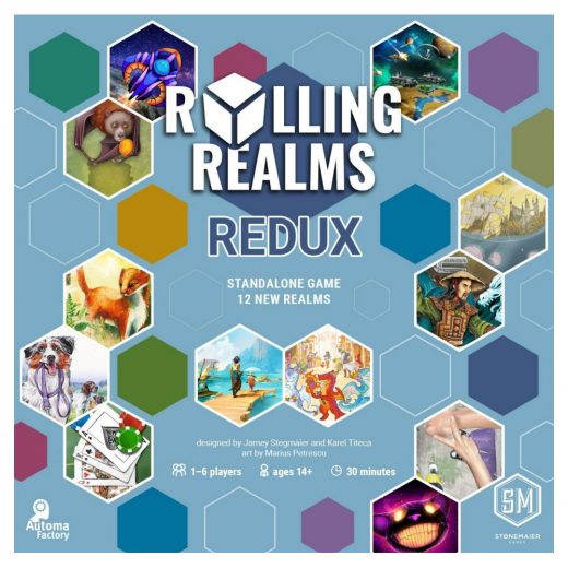 Rolling Realms: Redux i gruppen SELSKABSSPIL / Strategispil hos Spelexperten (STM496)