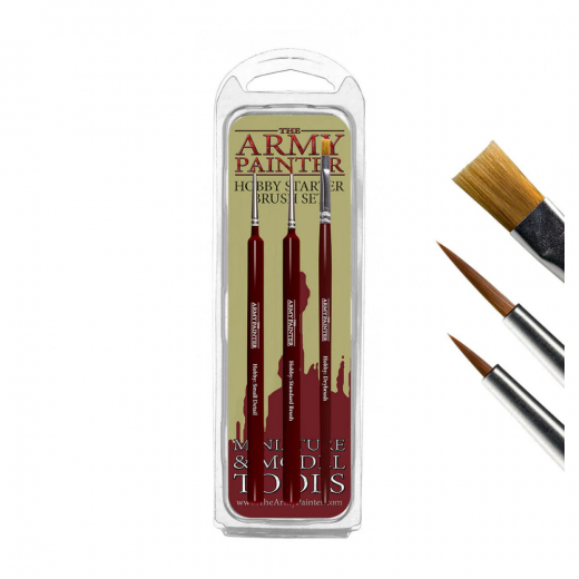 Army Painter: Hobby Starter Brush Set i gruppen SELSKABSSPIL / Tilbehør hos Spelexperten (TL5044)