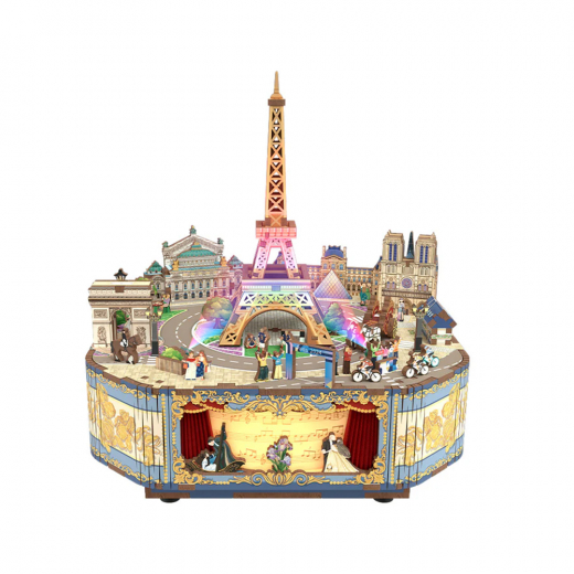 Tonecheer Book Nook - Romantic Paris i gruppen PUSLESPIL / Modelbygning hos Spelexperten (TQ036)