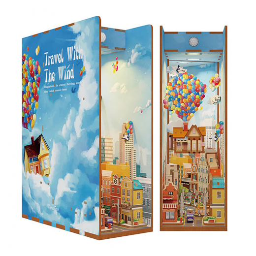 Tonecheer Book Nook - Travel with the Wind i gruppen PUSLESPIL / Book Nook hos Spelexperten (TQ126)