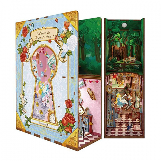 Tonecheer Book Nook - Alice in Wonderland i gruppen PUSLESPIL / Book Nook hos Spelexperten (TQ128)