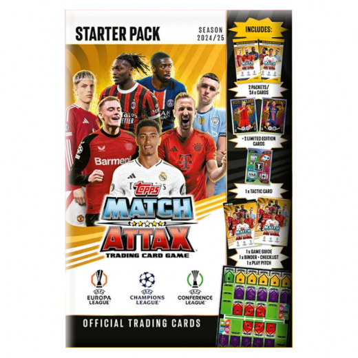 Match Attax TCG 24/25 Starter Pack i gruppen SELSKABSSPIL / Kortspil hos Spelexperten (UCLMA24-02)