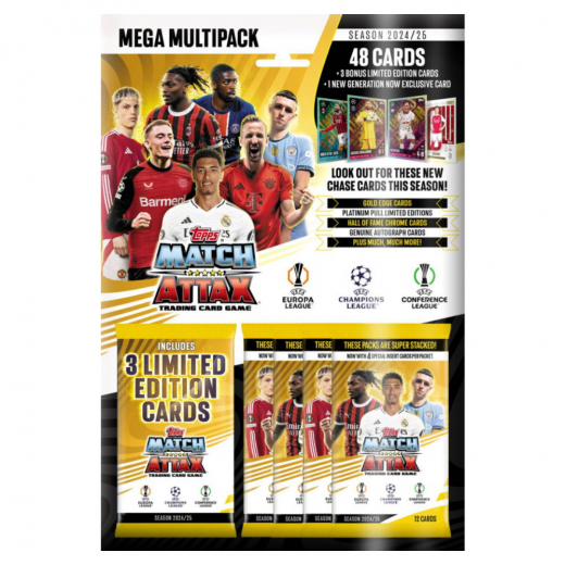 Match Attax TCG 24/25 Mega Multipack i gruppen SELSKABSSPIL / Kortspil hos Spelexperten (UCLMA24-03)