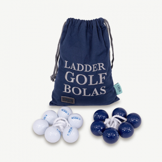 Ladder Golf extra bolde, marineblå og hvid i gruppen UDENDØRSSPIL / Øvrige hos Spelexperten (UG577-NW)