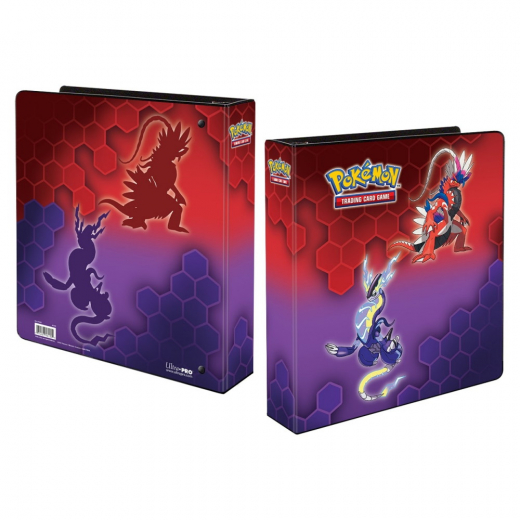 Pokémon TCG: Koraidon & Miraidon 3-Ring Folder i gruppen SELSKABSSPIL / Tilbehør / Opbevaring hos Spelexperten (ULT16185)