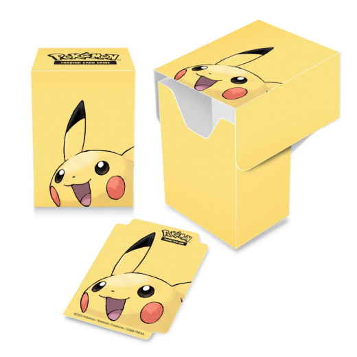 Pokémon TCG: Full View Deck Box - Pikachu i gruppen SELSKABSSPIL / Tilbehør / Opbevaring hos Spelexperten (ULT16540)