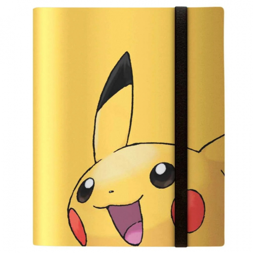 Pokémon TCG: 9-Pocket Pro Binder - Pikachu i gruppen SELSKABSSPIL / Tilbehør / Opbevaring hos Spelexperten (ULT16541)