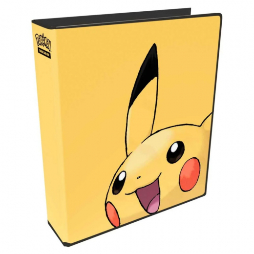 Pokémon TCG: 3-Ring Album - Pikachu i gruppen SELSKABSSPIL / Tilbehør / Opbevaring hos Spelexperten (ULT16545)