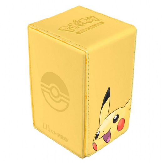 Pokémon TCG: Alcove Tower Deck Box - Pikachu i gruppen SELSKABSSPIL / Tilbehør / Opbevaring hos Spelexperten (ULT16551)