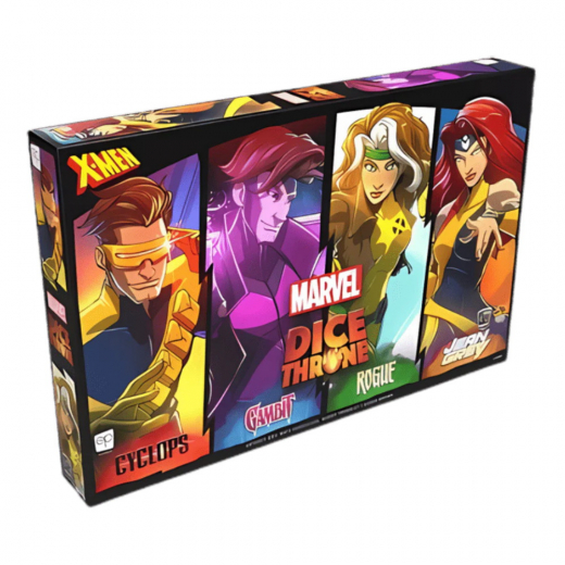 Marvel Dice Throne: X-Men - Cyclops - Gambit - Rogue - Jean Grey i gruppen SELSKABSSPIL / Strategispil hos Spelexperten (USADT011877)