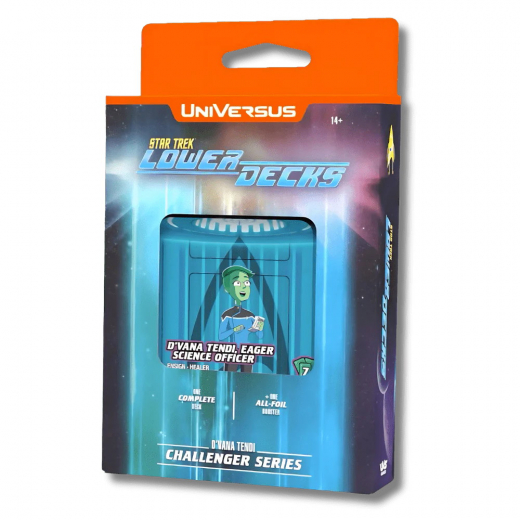 UniVersus CCG: Star Trek Lower Decks - D'Vana Tendi Challenger Series i gruppen SELSKABSSPIL / Kortspil hos Spelexperten (UVSSTK05D-DVA)