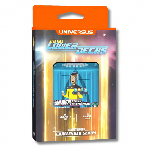 UniVersus CCG: Star Trek Lower Decks - Sam Rutherford Challenger Series i gruppen SELSKABSSPIL / Kortspil hos Spelexperten (UVSSTK05D-SAM)