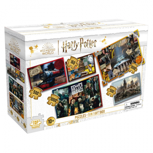 Puslespil- Harry Potter 5 in 1 Giftbox i gruppen PUSLESPIL / 1000 brikker hos Spelexperten (WIN3015)