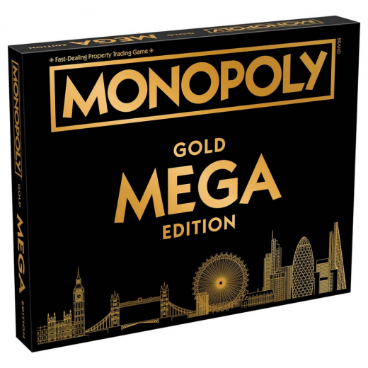 Monopoly Mega Gold Edition (EN) i gruppen SELSKABSSPIL / Spilserier / Monopoly hos Spelexperten (WM02108-EN1-6)