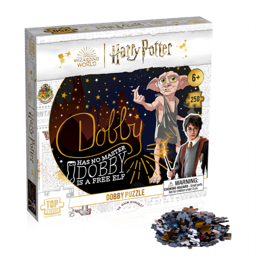 Puslespil - Harry Potter Dobby 250 brikker i gruppen PUSLESPIL / < 750 brikker hos Spelexperten (WM02695-ML1-6)