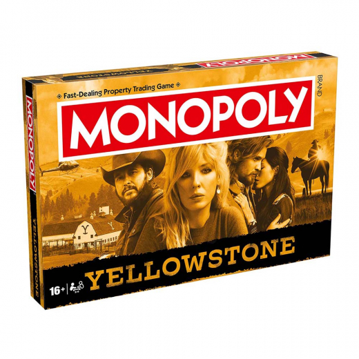 Monopoly Yellowstone i gruppen SELSKABSSPIL / Familiespil hos Spelexperten (WM04120-EN1-6)