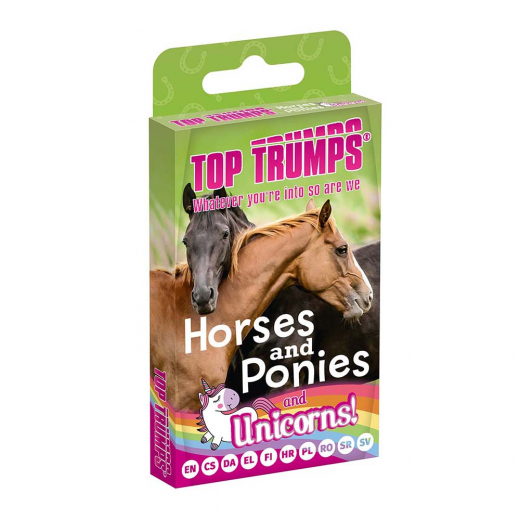 Top Trumps - Horses and Ponies and Unicorns i gruppen SELSKABSSPIL / Kortspil hos Spelexperten (WM04563-ML1-12)