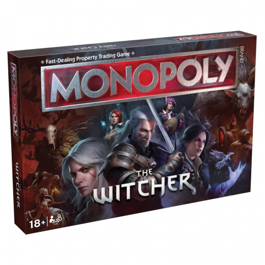 Monopoly The Witcher i gruppen SELSKABSSPIL / Strategispil hos Spelexperten (WM04623-EN1-6)