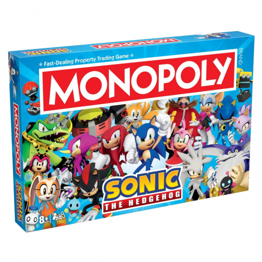 Monopoly Sonic the Hedgehog i gruppen SELSKABSSPIL / Familiespil hos Spelexperten (WM04624-EN1-6)