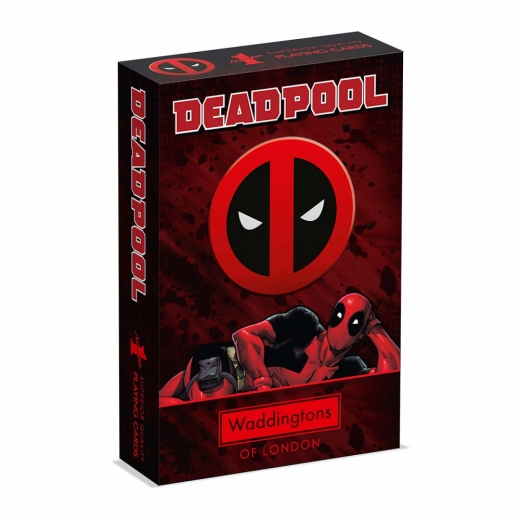 Waddingtons Deadpool spille kort i gruppen SELSKABSSPIL / Poker & casino / Design hos Spelexperten (WM04686-EN1-12)