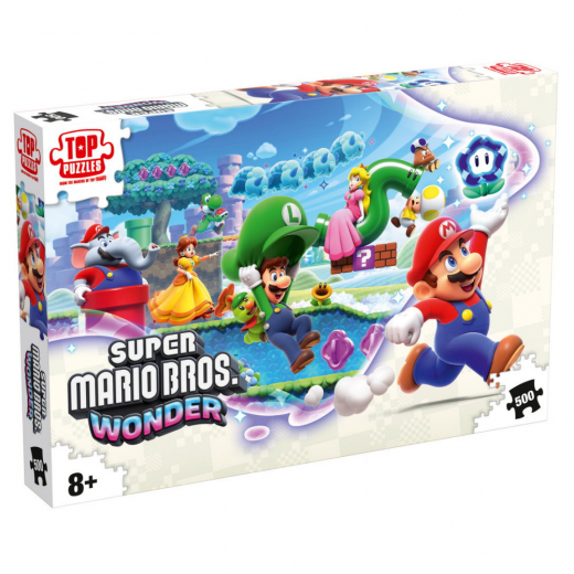 Puslespil Super Mario Bros. Wonder 500 brikker i gruppen PUSLESPIL / < 750 brikker hos Spelexperten (WM04799)