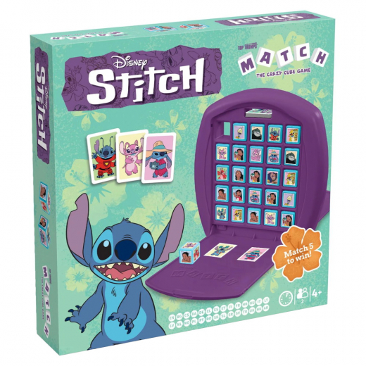 Top Trumps Match - Stitch (DK) i gruppen SELSKABSSPIL / Familiespil hos Spelexperten (WM04815)