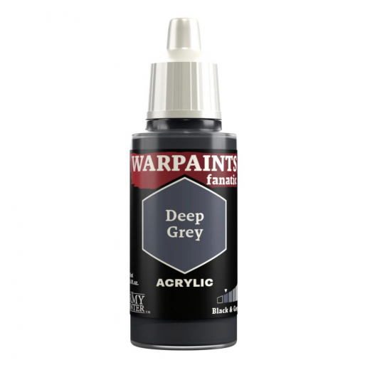 Army Painter: Warpaints Fanatic - Deep Grey i gruppen Nyheder hos Spelexperten (WP3002)