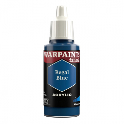 Army Painter: Warpaints Fanatic - Regal Blue i gruppen SELSKABSSPIL / Tilbehør / Andet hos Spelexperten (WP3026)