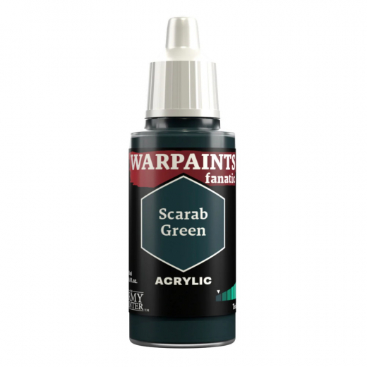 Army Painter: Warpaints Fanatic - Scarab Green i gruppen SELSKABSSPIL / Tilbehør / Andet hos Spelexperten (WP3043)