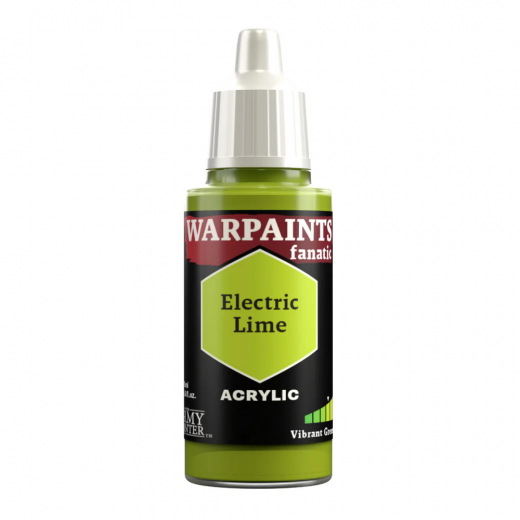 Army Painter: Warpaints Fanatic - Electric Lime i gruppen SELSKABSSPIL / Tilbehør / Andet hos Spelexperten (WP3058)