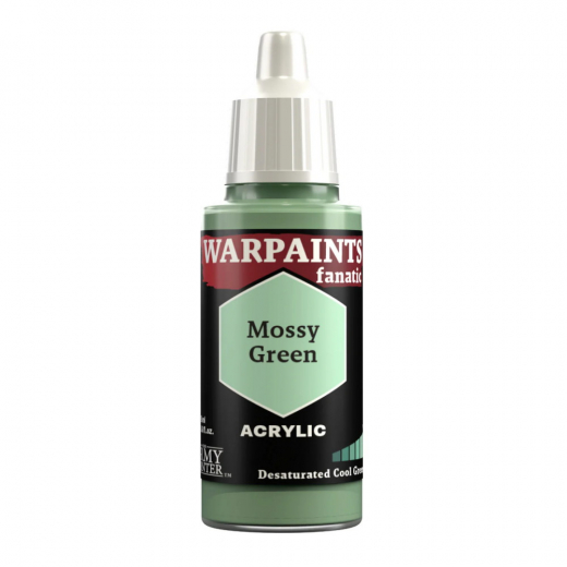 Army Painter: Warpaints Fanatic - Mossy Green i gruppen SELSKABSSPIL / Tilbehør / Andet hos Spelexperten (WP3066)