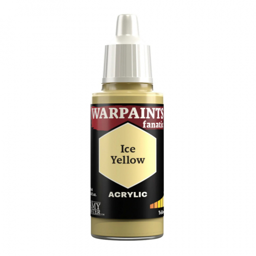 Army Painter: Warpaints Fanatic - Ice Yellow i gruppen SELSKABSSPIL / Tilbehør / Andet hos Spelexperten (WP3096)