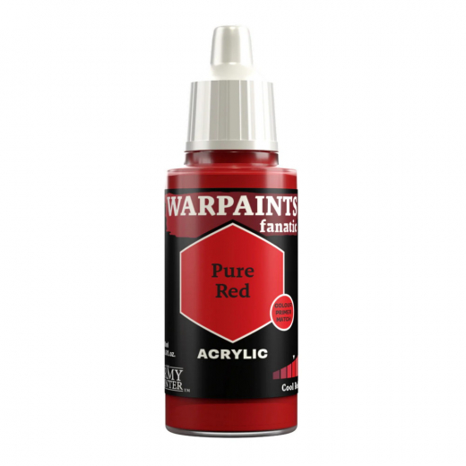 Army Painter: Warpaints Fanatic - Pure Red i gruppen SELSKABSSPIL / Tilbehør / Andet hos Spelexperten (WP3118)