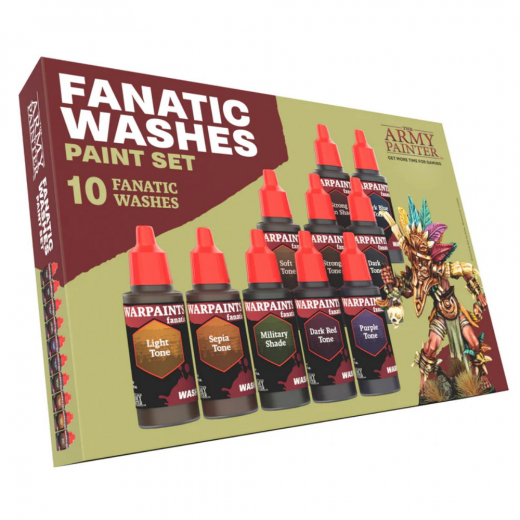 Army Painter: Fanatic Washes Paint Set i gruppen SELSKABSSPIL / Tilbehør / Andet hos Spelexperten (WP8068)