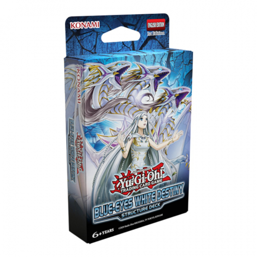 Yu-Gi-Oh! TCG: Structure Deck Blue-Eyes White Destiny i gruppen SELSKABSSPIL / Kortspil hos Spelexperten (YGO-BEWD-EN)