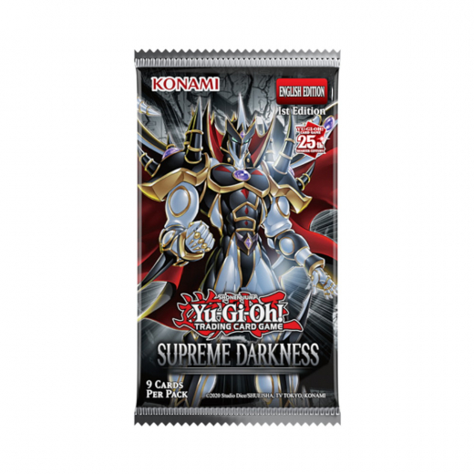 Yu-Gi-Oh! TCG: Supreme Darkness Booster Pack i gruppen SELSKABSSPIL / Kortspil hos Spelexperten (YGO-SUDA-BOS)