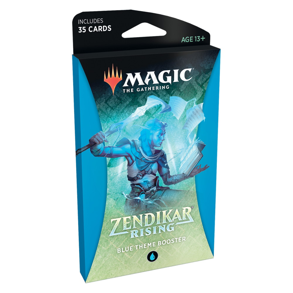 Magic The Gathering Zendikar Rising Blue Theme Booster