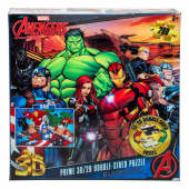 Puslespil - Avengers, 200 dobbeltsidede brikker