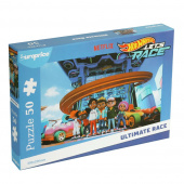 Puslespil: Hot Wheels Ultimate Race 50 Brikker Puslespil: Hot Wheels Ultimate Race 50 Brikker
