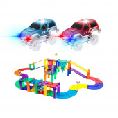 PicassoTiles Magnetic Race Track 50 Brikker PicassoTiles Magnetic Race Track 50 Brikker
